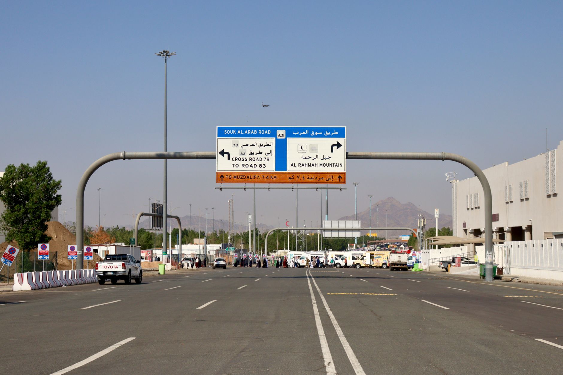 Umrah journeys via road